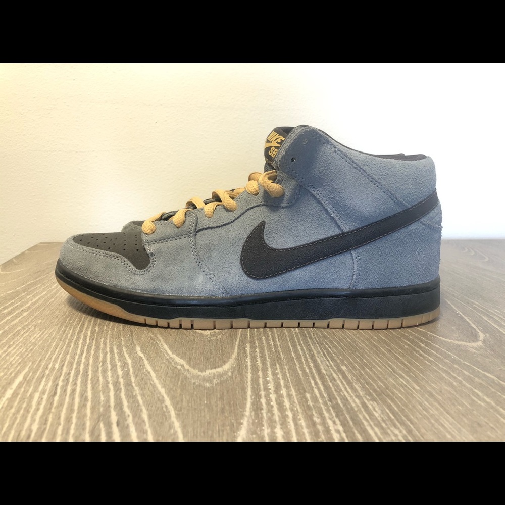 NIKE SB Dunk Mid Pro Charcoal size 8 men - Picture 3 of 8